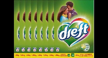 Dreft Regular Waspoeder - 8 x 15 Wasbeurten (120) - Voordeelverpakking