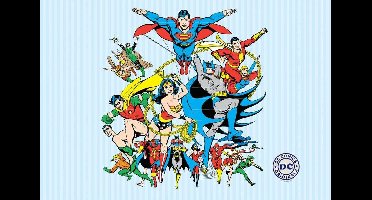 DC Comics Collage - Fotobehang - 232 x 158 cm - Multi