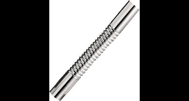 Wiesbaden Chroom muurbuis recht buigbaar 32mm