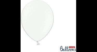 Strong Balloons 27cm, Wit (1 zak met 50 stuks) super sterke ballonnen