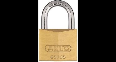 Abus Hangslot 65 Messing Cilinder 35 Mm