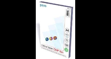 Overheadsheets A4 OHP Folie color laser printer - 100 mic - transparant - 50 stuks