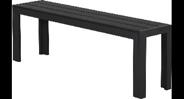 Ikky tuinbank, 132 cm zwart/zwart.