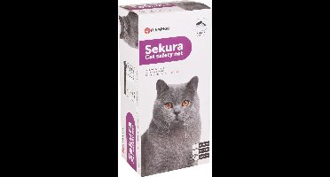 Flamingo Kattenaccessoire Beschermnet - 3x6m - zwart