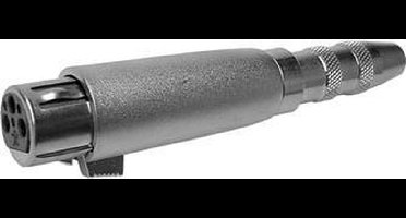 3P Xlr Vrouwelijke Plug Naar Vrouwelijke 6.35Mm Mono Jackplug