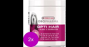Versele-Laga Oropharma Opti Hair Dog Tegen Haaruitval - Voedingssupplement - Huid - Vacht - 2 x 130 g Granules