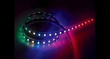 Akasa AK-LD06-50RB, Magnetische LED verlichting strip, 9x magneten, 30x LED, 50cm, Gigabyte Fusion, RGBW