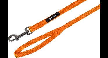 Hond Looplijn Ziggi Oranje 1m 15mm