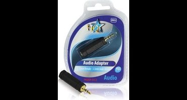 HQ Audio Adapter 6.35mm Vrouwelijk - 3.5mm Mannelijk Stereo
