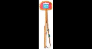 Lief Haarband Stroken Oranje Ruit