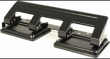 Stevige 4-Gaats Perforator zwart