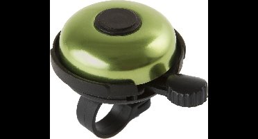 M-wave Fietsbel 53 Mm Aluminium Zwart/groen