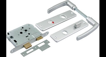 STARX WC-SLOT MET BESLAG WIT/ALUMINIUM