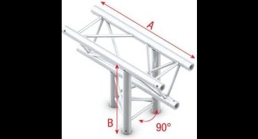 Showtec Truss T-Cross up/down 3-way