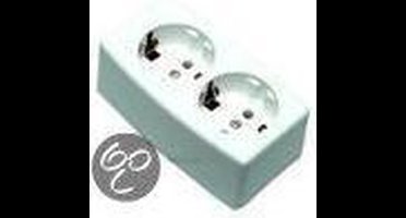 Kaiser - Opbouw wandcontactdoos - Wit