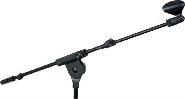 Microfoonstatief met driepoot en hengel, in hoogte verstelbaar, incl. microfoonhouder