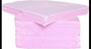 Cosy&Trendy For Professionals Servet - 25 cm - Papier - Roze - Set-40
