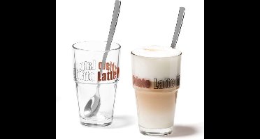 Leonardo SOLO Latte Macchiato set 410ml - 4delig