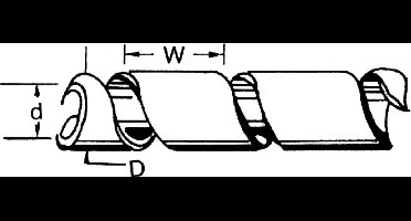 Fixapart SWB KS-19BLACK Zwart 1stuk(s) Kabelisollatie