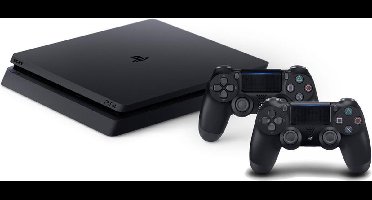 Sony Playstation 4 Slim Console 1TB + 2de Controller - Zwart