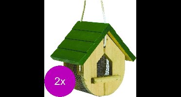 Wildbird Voederhuis Grn Dak Nashville - Voederhuis - 2 x  stuks