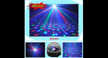 RGB LED Lichteffect 30W – Automatische Lichtshow – Bewegende Gekleurde Stippen – Disco Party Lamp – Plug & Play