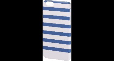Hama Cover Stripes iPhone 6 blauw/wit