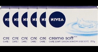 Nivea Handzeep Creme Soft - 6 x 100g - Voordeelverpakking
