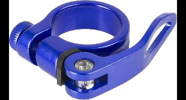 M-wave Zadelpenklem Clampy-qr 34,9 Mm Aluminium Blauw