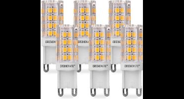 Groenovatie LED Lamp G9 - 5W - 55x18 mm - 6-Pack - Warm Wit