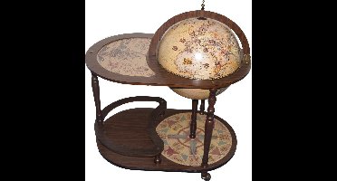 Brulo - Wereldbol - Globe - Globebar - barglobe Pizarro 40 cm