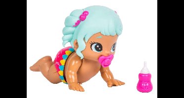 Little Live Bizzy Bubs Kruipende Baby Poppy - Speelfiguur