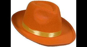 Blues Brothers hoed vilt oranje