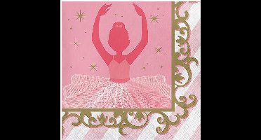 Ballerina servetten (16 stuks)