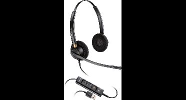 Poly EncorePro HW525 Headset Bedraad Hoofdband Kantoor/callcenter Zwart