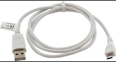 USB 2.0 naar Micro USB Data Kabel - 95cm Wit