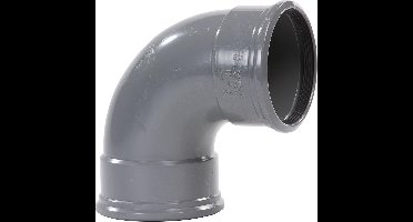 Afvoer pvc manchet - Bocht 15° - 2x mof - 160mm