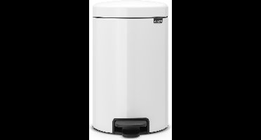 Brabantia NewIcon Prullenbak - 20 liter - White - met Metalen binnenemmer