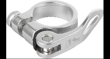 M-Wave Zadelpenklem - Snelspanner - Aluminium - 31.8 mm - Zilver - Gereedschapsloos