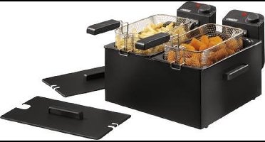 Princess Dubbele Frituurpan 182028 - Zwart