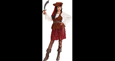 Traditionele piratendame kostuum - Maat M