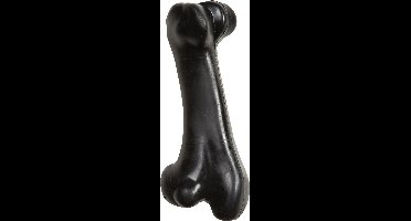 Flamingo Hondenspeelgoed Rubber Gladiator Been - Zwart - 15 x 6.5 x 5 cm