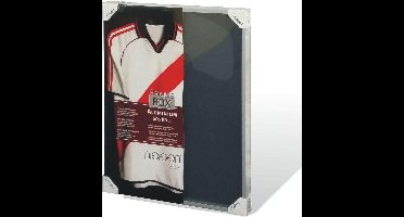 Nielsen Wissellijst - Inlijsten van Voetbalshirt - 80x60 cm - Aluminium - Zilver