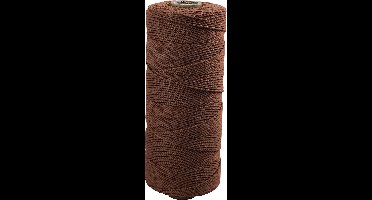 Katoen getwijnd koord, l: 320 m, bruin, Dunne kwaliteit 12/12, 250 gr