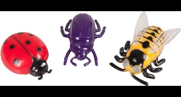 Flamingo Kattenspeelgoed Electrische insecten - Rood - 5 x 3.5 x 3 cm