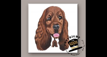 Tegel Hond Cocker Spaniel