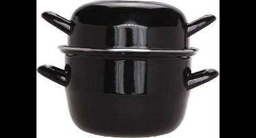 Cosy&Trendy Mosselpan - Ø 18 cm - 1,2 kg - 2L8 - Zwart