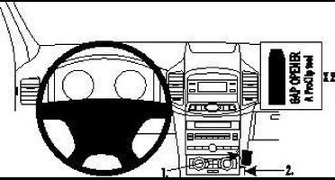 Brodit 854678 ProClip voor de Chevrolet Captiva 12