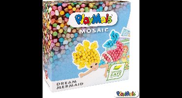 JBM PlayMais Mozaïek Set - Droomzeemeermin - Creatief speelgoed van maïs