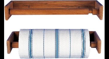 ARC Marine teakhouten Keukenrolhouder 31,5 x 11 x 4,5 cm